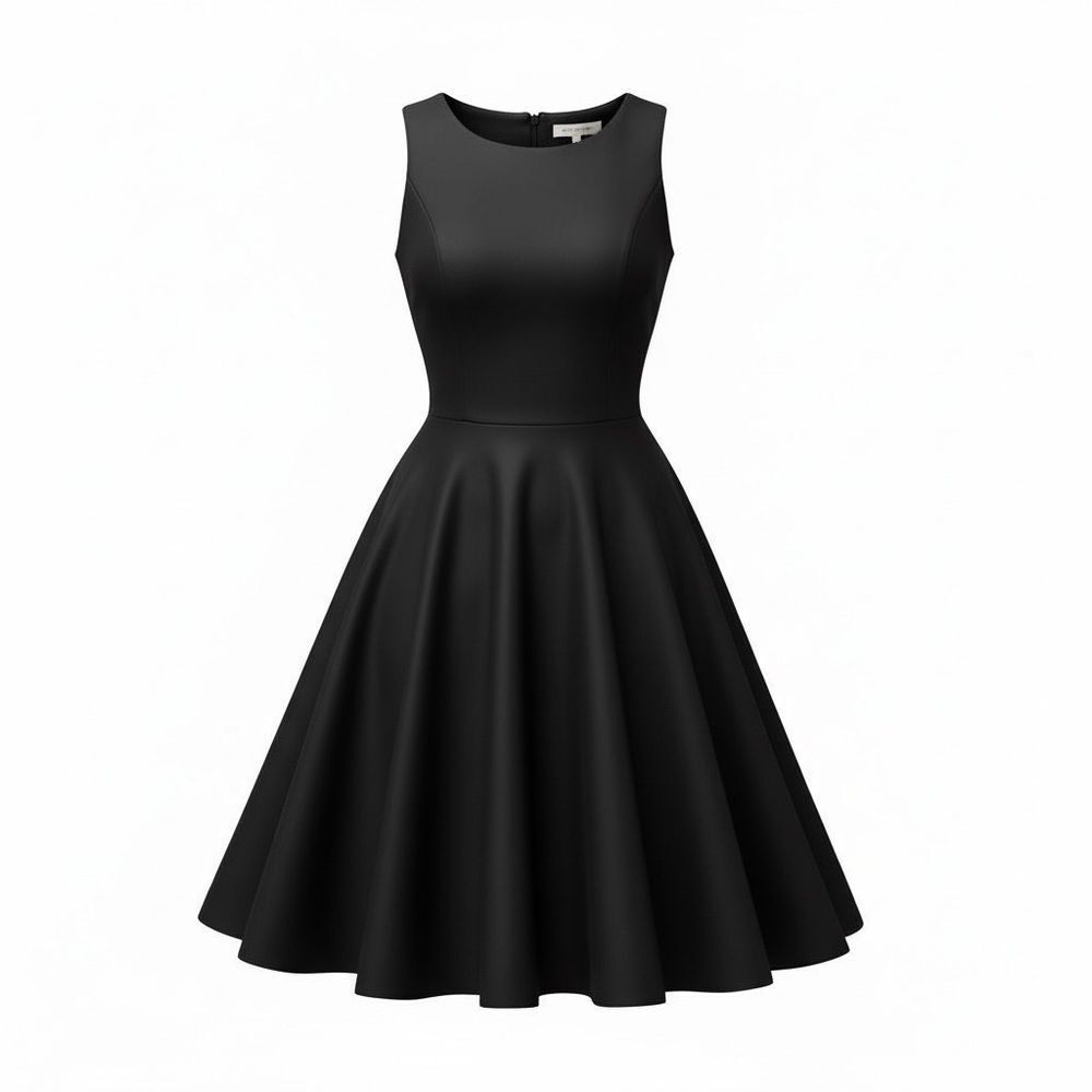 GRACE & KARIN Fit&Flare Cotton Midi Dress | Timeless Old Money Aesthetic | Small